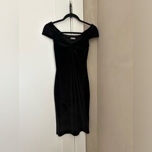 Reformation Black Mini Dress